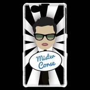 Coque Sony Xperia Z1 Compact Mister Corse Brun