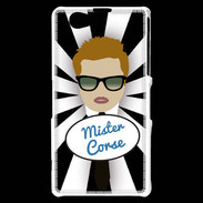 Coque Sony Xperia Z1 Compact Mister Corse Roux