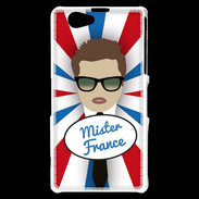 Coque Sony Xperia Z1 Compact Mister France Chatain