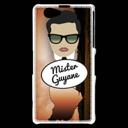 Coque Sony Xperia Z1 Compact Mister Guyane Brun