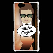 Coque Sony Xperia Z1 Compact Mister Guyane Chatain