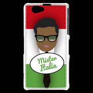 Coque Sony Xperia Z1 Compact Mister Italie Black