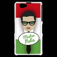 Coque Sony Xperia Z1 Compact Mister Italie Brun