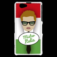 Coque Sony Xperia Z1 Compact Mister Italie Roux