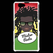 Coque Sony Xperia Z1 Compact Mister Rasta Black