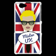 Coque Sony Xperia Z1 Compact Mister UK Blond