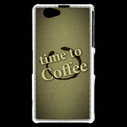 Coque Sony Xperia Z1 Compact Coffee Time ZG