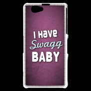Coque Sony Xperia Z1 Compact I have Swag Rose ZG