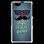 Coque Sony Xperia Z1 Compact Life It's a game ZG