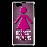 Coque Sony Xperia Z1 Compact Respect Women ZG