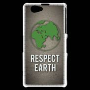Coque Sony Xperia Z1 Compact Respect Earth ZG