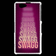 Coque Sony Xperia Z1 Compact SWAG ROSE ZG