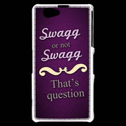 Coque Sony Xperia Z1 Compact Swag or Not ZG