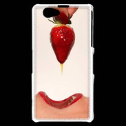 Coque Sony Xperia Z1 Compact Plaisir et fraise PR20