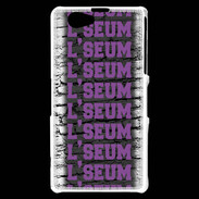 Coque Sony Xperia Z1 Compact L'seum violet