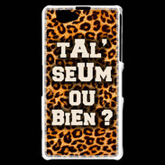 Coque Sony Xperia Z1 Compact Ta l'seum ou bien Léopard
