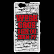 Coque Sony Xperia Z1 Compact Wesh Gros Rouge