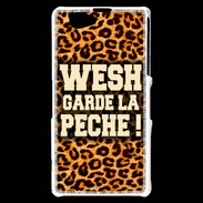 Coque Sony Xperia Z1 Compact Wesh garde la pèche Léopard