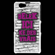 Coque Sony Xperia Z1 Compact Belek Ici Violet