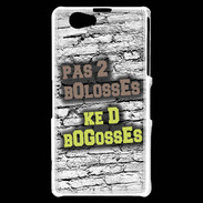 Coque Sony Xperia Z1 Compact Pas 2 bolosses sur fond en brique