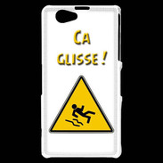 Coque Sony Xperia Z1 Compact Chaussée glissante PR