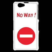 Coque Sony Xperia Z1 Compact No Way PR