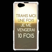 Coque Sony Xperia Z1 Compact Trahis moi ZG