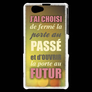 Coque Sony Xperia Z1 Compact Passé et futur ZG