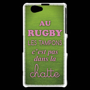 Coque Sony Xperia Z1 Compact Rugby Tampons ZG