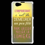 Coque Sony Xperia Z1 Compact Un peu félé ZG