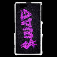 Coque Sony Xperia Z1 Compact Swag Goudron ZG