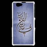 Coque Sony Xperia Z1 Compact Islam D Bleu