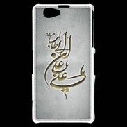 Coque Sony Xperia Z1 Compact Islam D Gris