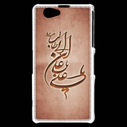 Coque Sony Xperia Z1 Compact Islam D Rouge