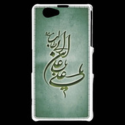 Coque Sony Xperia Z1 Compact Islam D Vert