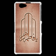 Coque Sony Xperia Z1 Compact Islam F Rouge