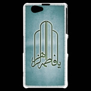 Coque Sony Xperia Z1 Compact Islam F Turquoise