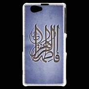 Coque Sony Xperia Z1 Compact Islam G Bleu