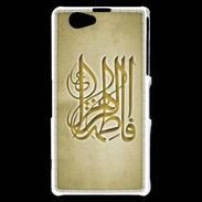 Coque Sony Xperia Z1 Compact Islam G Or