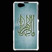 Coque Sony Xperia Z1 Compact Islam G Turquoise