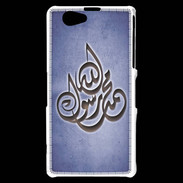 Coque Sony Xperia Z1 Compact Islam H Bleu
