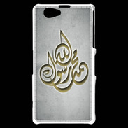 Coque Sony Xperia Z1 Compact Islam H Gris