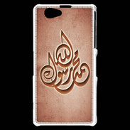 Coque Sony Xperia Z1 Compact Islam H Rouge