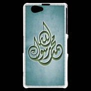 Coque Sony Xperia Z1 Compact Islam H Turquoise