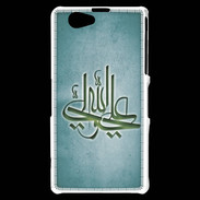 Coque Sony Xperia Z1 Compact Islam J Turquoise