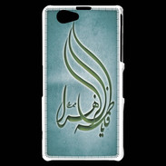 Coque Sony Xperia Z1 Compact Islam K Turquoise