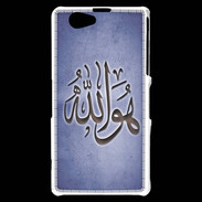Coque Sony Xperia Z1 Compact Islam L Bleu