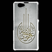 Coque Sony Xperia Z1 Compact Islam M Gris