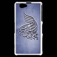 Coque Sony Xperia Z1 Compact Islam A Bleu