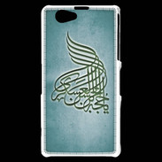 Coque Sony Xperia Z1 Compact Islam A Turquoise